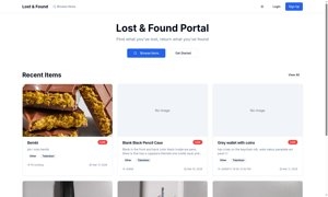 Lost & Found Portal